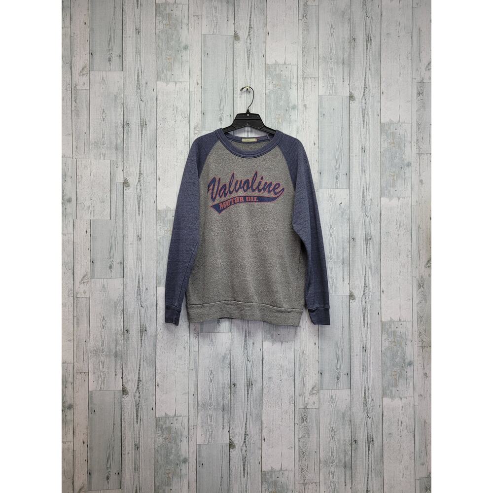 Alternative Earth Mens Medium Valvoline Motor Oil Long Sleeve Sweatshirt